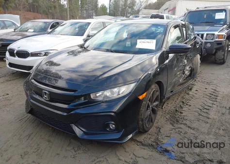 2017 Honda Civic Sport from USA, damaged, VIN SHHFK7H48HU228263